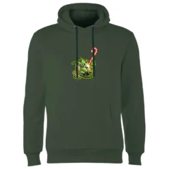 Star Wars Candy Cane Yoda Christmas Hoodie - Forest Green -Cheap Christmas Franchises Store 11969407 1794627085425305