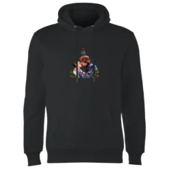 Star Wars Mistletoe Kiss Christmas Hoodie - Black -Cheap Christmas Franchises Store 11969485 1574627086247995