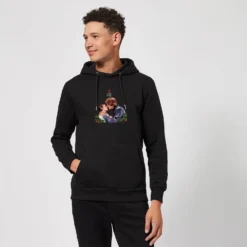 Star Wars Mistletoe Kiss Christmas Hoodie - Black -Cheap Christmas Franchises Store 11969485 1734627086152967