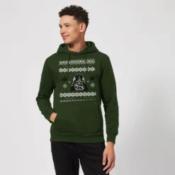 Star Wars Darth Vader Knit Christmas Hoodie - Forest Green -Cheap Christmas Franchises Store 11969791 1144627080038883