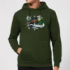Marvel Thor Iron Man Hulk Snowflake Christmas Hoodie - Forest Green -Cheap Christmas Franchises Store 11969821 1884627082557707