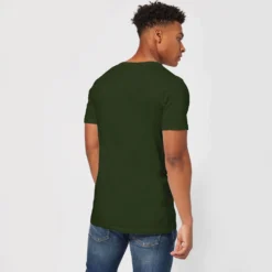 Elf Cotton-Headed-Ninny-Muggins Knit Men's Christmas T-Shirt - Forest Green -Cheap Christmas Franchises Store 11969974 6234627084548300