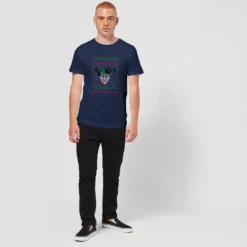 DC COMICS DC Joker Knit Men's Christmas T-Shirt - Navy -Cheap Christmas Franchises Store 11970013 1804627087161441