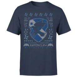 Harry Potter Ravenclaw Crest Men's Christmas T-Shirt - Navy -Cheap Christmas Franchises Store 11970097 1214627063987278
