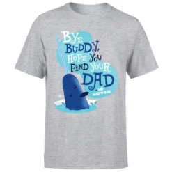 Elf Bye Buddy Men's Christmas T-Shirt - Grey -Cheap Christmas Franchises Store 11970118 5834627065069942