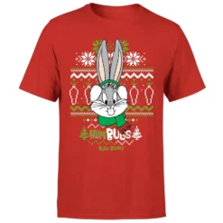 Looney Tunes Bugs Bunny Knit Men's Christmas T-Shirt - Red 11 Looney Tunes Bugs Bunny Knit Men's Christmas T-Shirt - Red -Cheap Christmas Franchises Store 11970127 1854627065359964