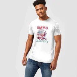 DC COMICS DC Santa's Helpers Men's Christmas T-Shirt - White -Cheap Christmas Franchises Store 11970325 1804627066831194
