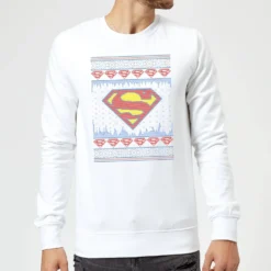 DC COMICS DC Supergirl Knit Christmas Jumper - White