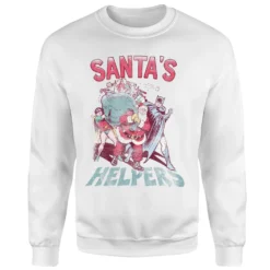 DC COMICS DC Santa's Helpers Christmas Jumper - White 9 DC COMICS DC Santa's Helpers Christmas Jumper - White -Cheap Christmas Franchises Store 11970463 1064627062541833