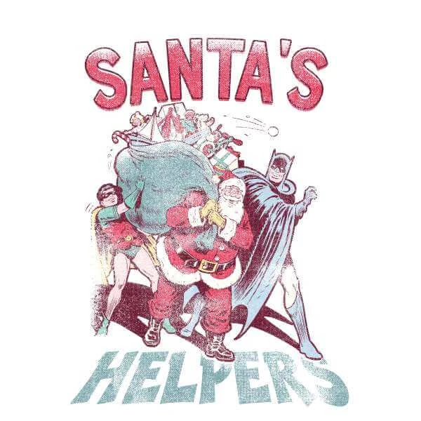 DC COMICS DC Santa's Helpers Christmas Jumper - White 4 DC COMICS DC Santa's Helpers Christmas Jumper - White - Image 2