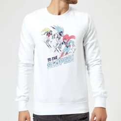 DC COMICS DC To The Slopes! Christmas Jumper - White