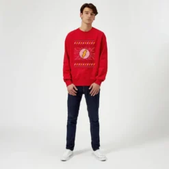 DC COMICS DC Flash Knit Christmas Jumper - Red 8 DC COMICS DC Flash Knit Christmas Jumper - Red -Cheap Christmas Franchises Store 11970829 7994627071130569