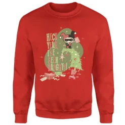 DC COMICS DC Heck Yeah I've Been Naughty! Christmas Jumper - Red -Cheap Christmas Franchises Store 11970904 1864627064081193
