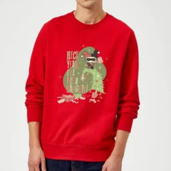 DC COMICS DC Heck Yeah I've Been Naughty! Christmas Jumper - Red