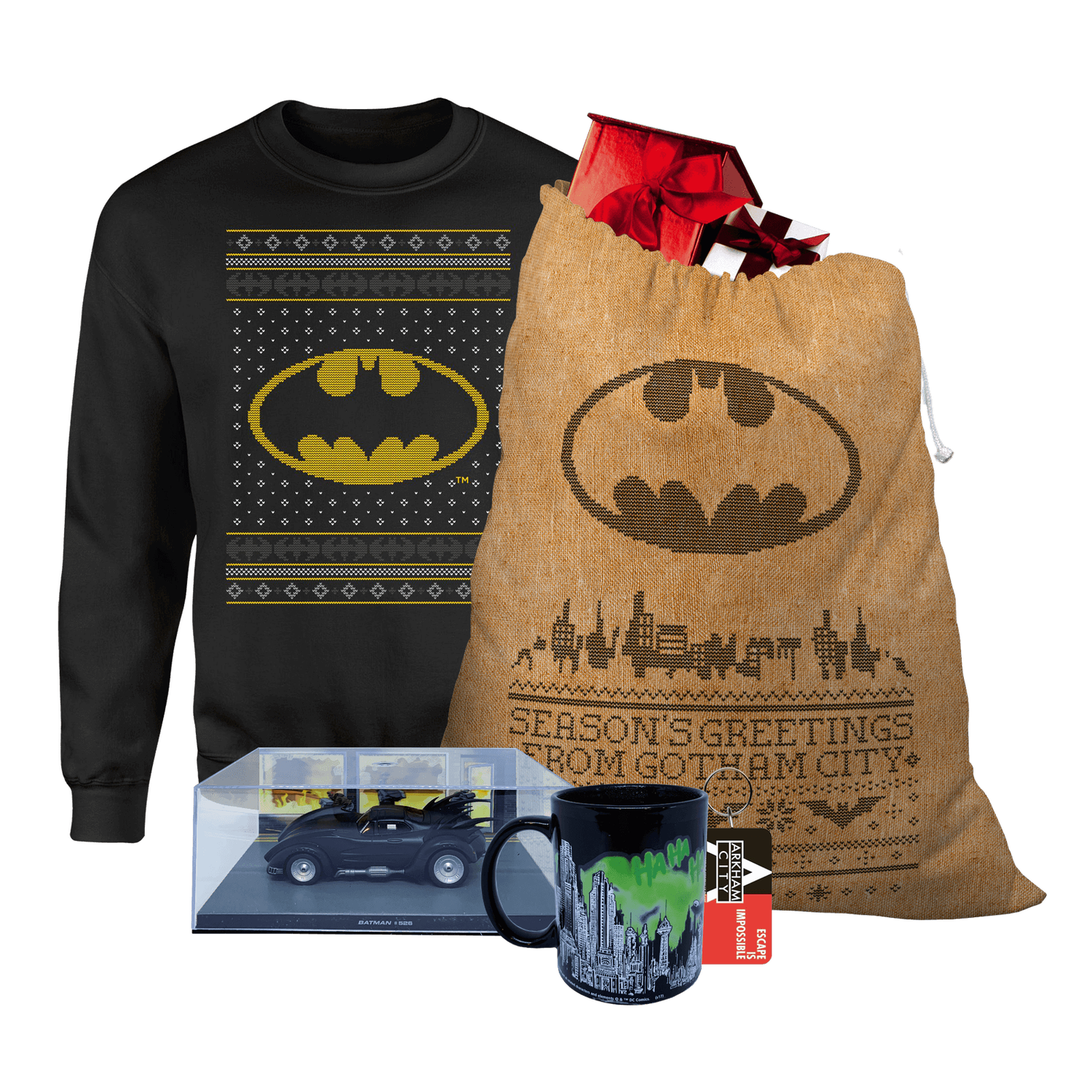 DC COMICS DC Batman Mega Christmas Gift Set (Worth ?65) 3 DC COMICS DC Batman Mega Christmas Gift Set (Worth ?65)