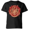 Harry Potter Hogwarts Christmas Crest Kids' T-Shirt - Black 1 Harry Potter Hogwarts Christmas Crest Kids' T-Shirt - Black -Cheap Christmas Franchises Store 12067807 4944657980817473