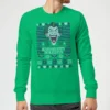 DC COMICS HA-HA-HAppy Ugly Knit Christmas Sweatshirt - Kelly Green -Cheap Christmas Franchises Store 12335546 4564714272972927