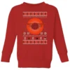 Looney Tunes Knit Kids' Christmas Jumper - Red -Cheap Christmas Franchises Store 12335934 1714714268468736