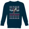 Rick And Morty Ooh Wee Kids' Christmas Jumper - Navy -Cheap Christmas Franchises Store 12335982 1474714268716884