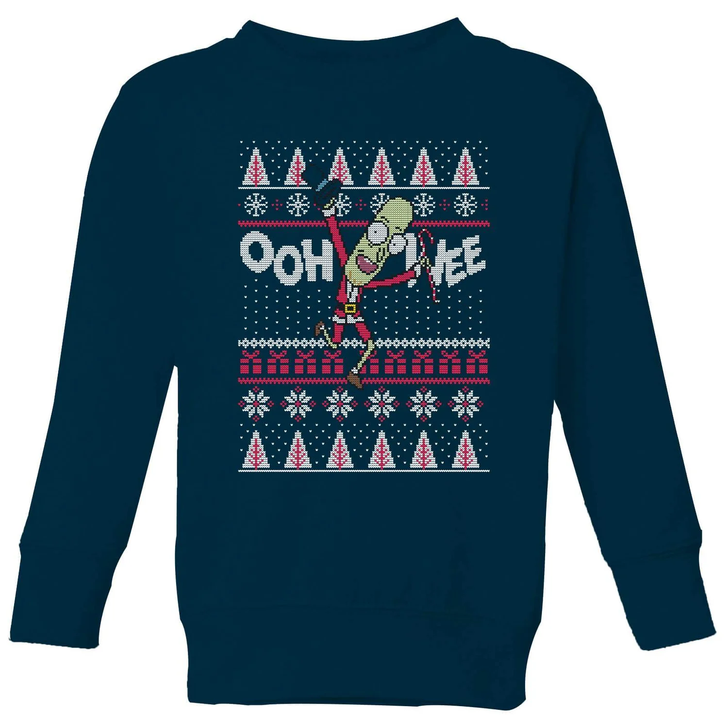 Rick And Morty Ooh Wee Kids' Christmas Jumper - Navy 3 Rick And Morty Ooh Wee Kids' Christmas Jumper - Navy