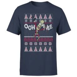 Rick And Morty Ooh Wee Men's Christmas T-Shirt - Navy 14 Rick And Morty Ooh Wee Men's Christmas T-Shirt - Navy -Cheap Christmas Franchises Store 12336690 9364714272137952