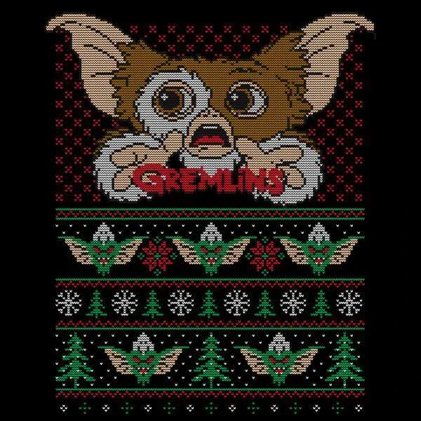 Gremlins Ugly Knit Men's Christmas T-Shirt - Black 10 Gremlins Ugly Knit Men's Christmas T-Shirt - Black - Image 8