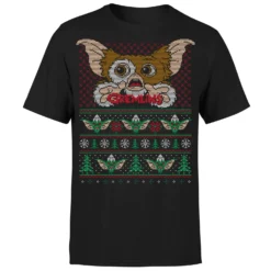 Gremlins Ugly Knit Men's Christmas T-Shirt - Black 14 Gremlins Ugly Knit Men's Christmas T-Shirt - Black -Cheap Christmas Franchises Store 12336708 1154714273417254