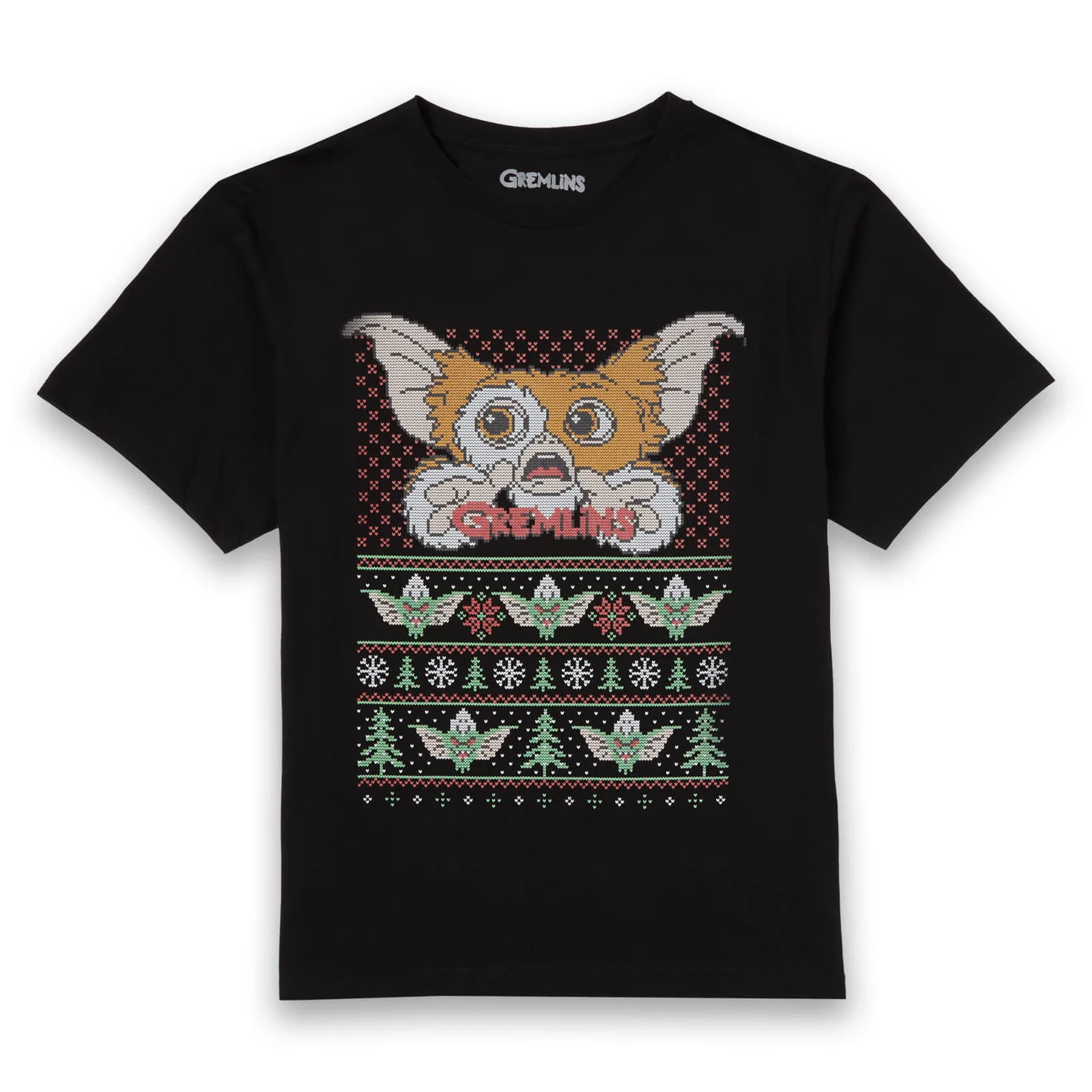 Gremlins Ugly Knit Men's Christmas T-Shirt - Black 3 Gremlins Ugly Knit Men's Christmas T-Shirt - Black