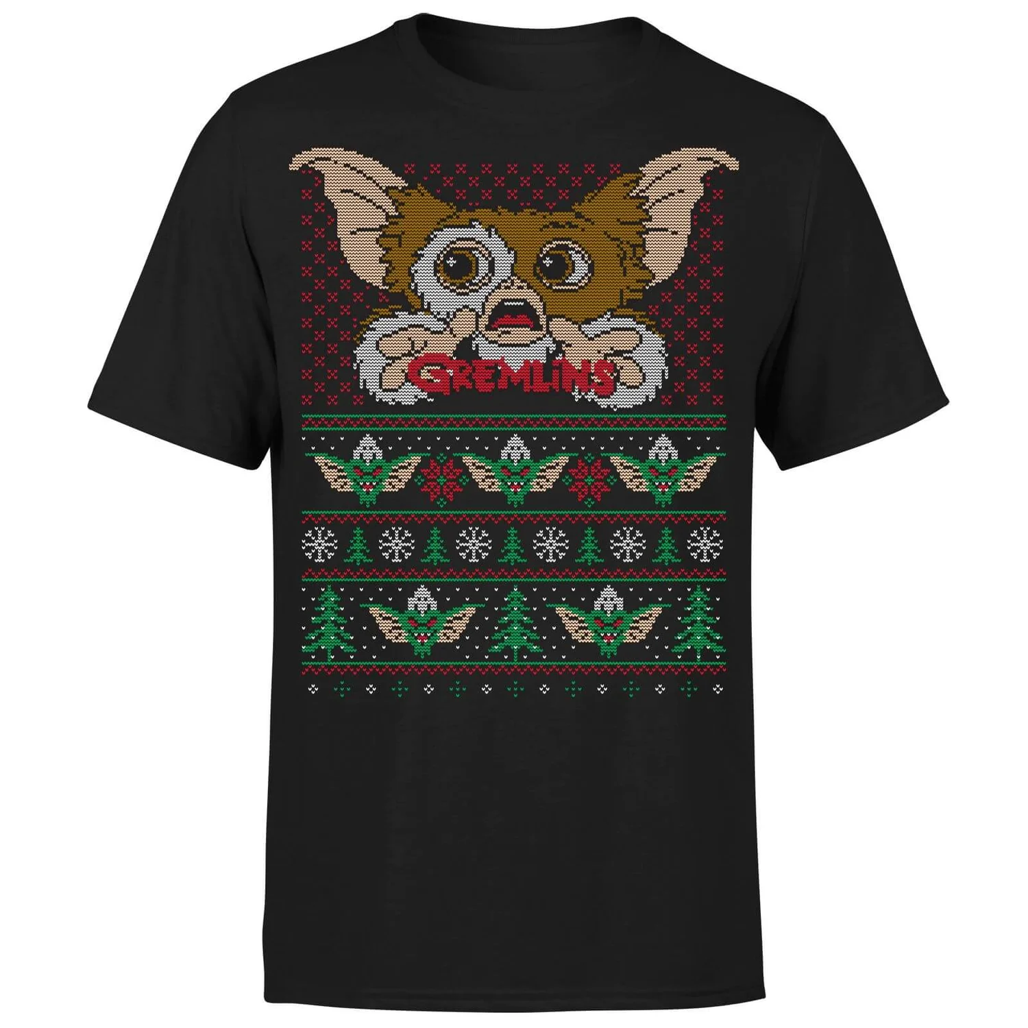 Gremlins Ugly Knit Men's Christmas T-Shirt - Black 9 Gremlins Ugly Knit Men's Christmas T-Shirt - Black - Image 7