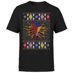 Power Rangers Men's Christmas T-Shirt - Black 14 Power Rangers Men's Christmas T-Shirt - Black -Cheap Christmas Franchises Store 12336747 1994714269248895