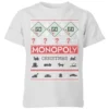 Monopoly Kids' Christmas T-Shirt - Grey -Cheap Christmas Franchises Store 12336974 1334714271947467