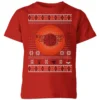 Looney Tunes Knit Kids' Christmas T-Shirt - Red -Cheap Christmas Franchises Store 12337040 1384714267985778