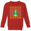 The Simpsons Family Christmas Kids' Christmas Jumper - Red 1 The Simpsons Family Christmas Kids' Christmas Jumper - Red -Cheap Christmas Franchises Store 13440525 1654906521036873