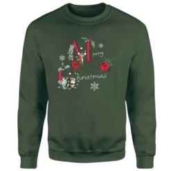 Disney Woodland Friends Christmas Jumper - Green