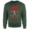 Stranger Things Demogorgon Christmas Christmas Jumper - Green 1 Stranger Things Demogorgon Christmas Christmas Jumper - Green -Cheap Christmas Franchises Store 13995196 1364996482144135