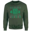 Harry Potter Slytherin Christmas Christmas Jumper - Green -Cheap Christmas Franchises Store 13995294 2014996482637218