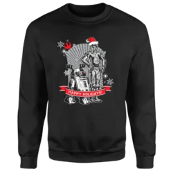 Star Wars Holiday Friends Christmas Jumper - Black