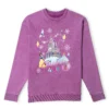 Disney Christmas Wishes Christmas Jumper - Purple Acid Wash
