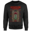 Stranger Things Creel House Window Christmas Jumper - Black -Cheap Christmas Franchises Store 13995548 1694996483796406