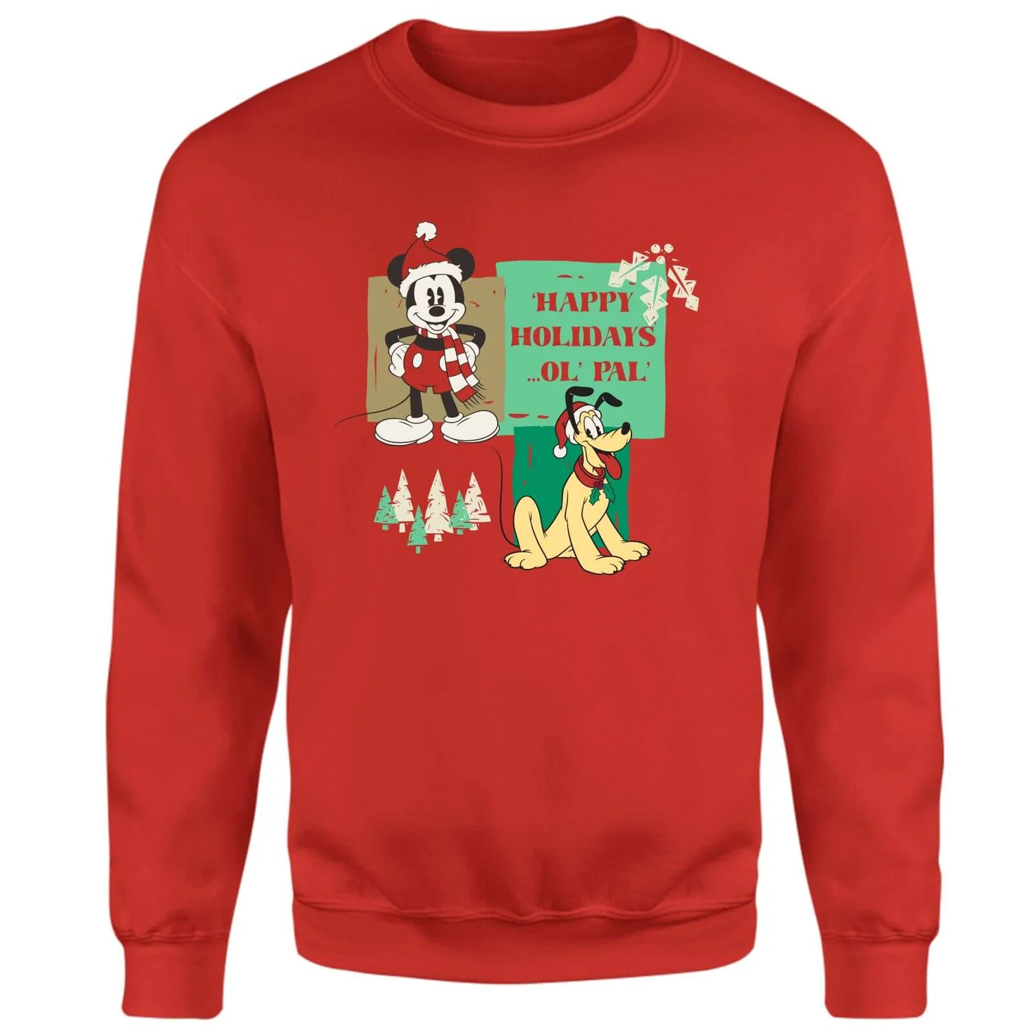 Disney Ol' Pal Christmas Jumper - Red 3 Disney Ol' Pal Christmas Jumper - Red
