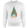 Star Wars Star Wars Christmas Tree Christmas Jumper - White