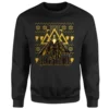 Black Adam Gold Christmas Christmas Jumper - Black -Cheap Christmas Franchises Store 13995622 9034996484129070