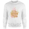 Disney Holiday Sparkle Bright Christmas Jumper - White