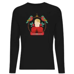 Home Alone Christmas Bauble Men's Long Sleeve T-Shirt - Black