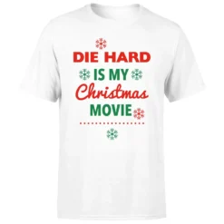 Die Hard Christmas Movie Men's T-Shirt - White