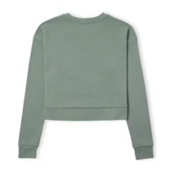 Home Alone Christmas Bauble Women's Cropped Sweatshirt - Khaki -Cheap Christmas Franchises Store 14255177 4195032580440341