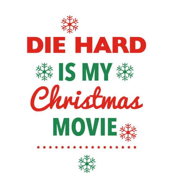 Die Hard Christmas Movie Hoodie - White 4 Die Hard Christmas Movie Hoodie - White - Image 2