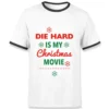 Die Hard Christmas Movie Ringer T-Shirt - White Black -Cheap Christmas Franchises Store 14260648 5315031671936955